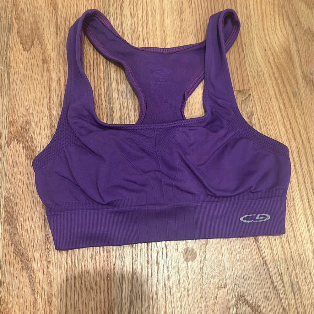 purple champion sports bra